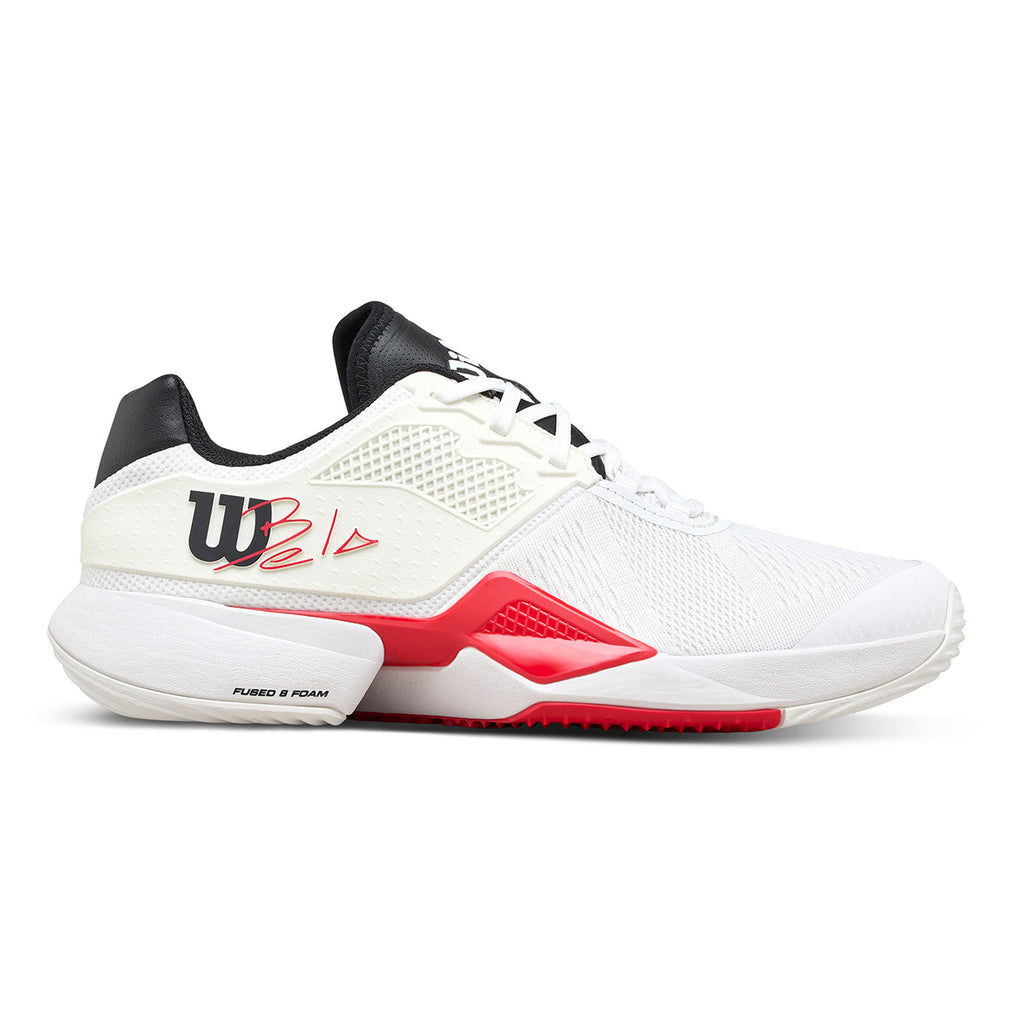 Wilson Men's Bela Tour Padel Shoes White Infrared