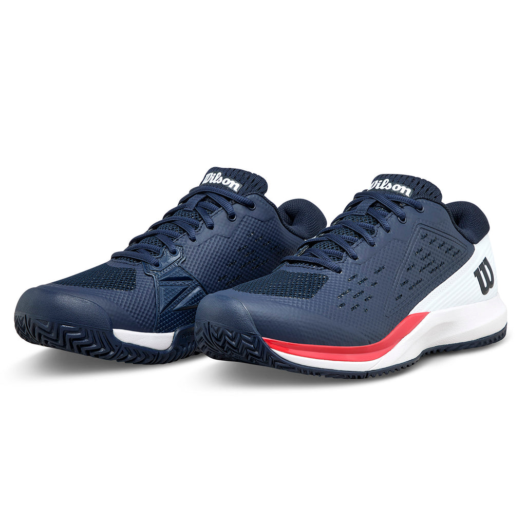 Wilson Men's Rush Pro Ace Tennis Shoe Navy Blaze White