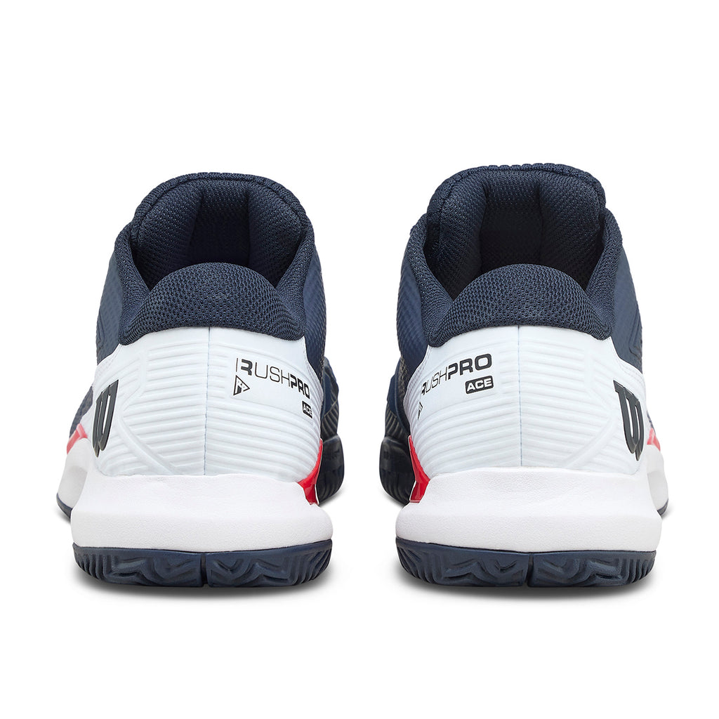 Wilson Men's Rush Pro Ace Tennis Shoe Navy Blaze White