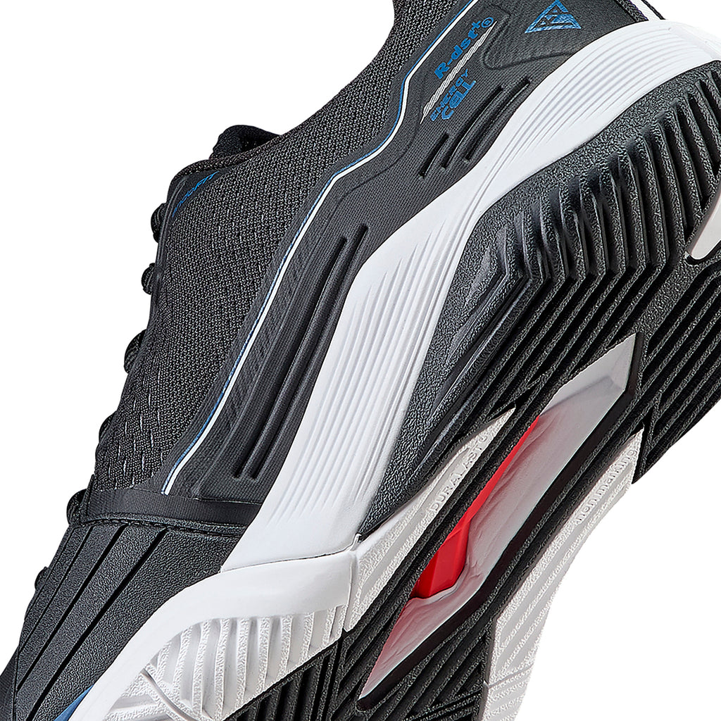 Wilson Men's Rush Pro 4.5 Tennis Shoes Black White Blue