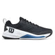 Wilson Men's Rush Pro 4.5 Tennis Shoes Black White Blue