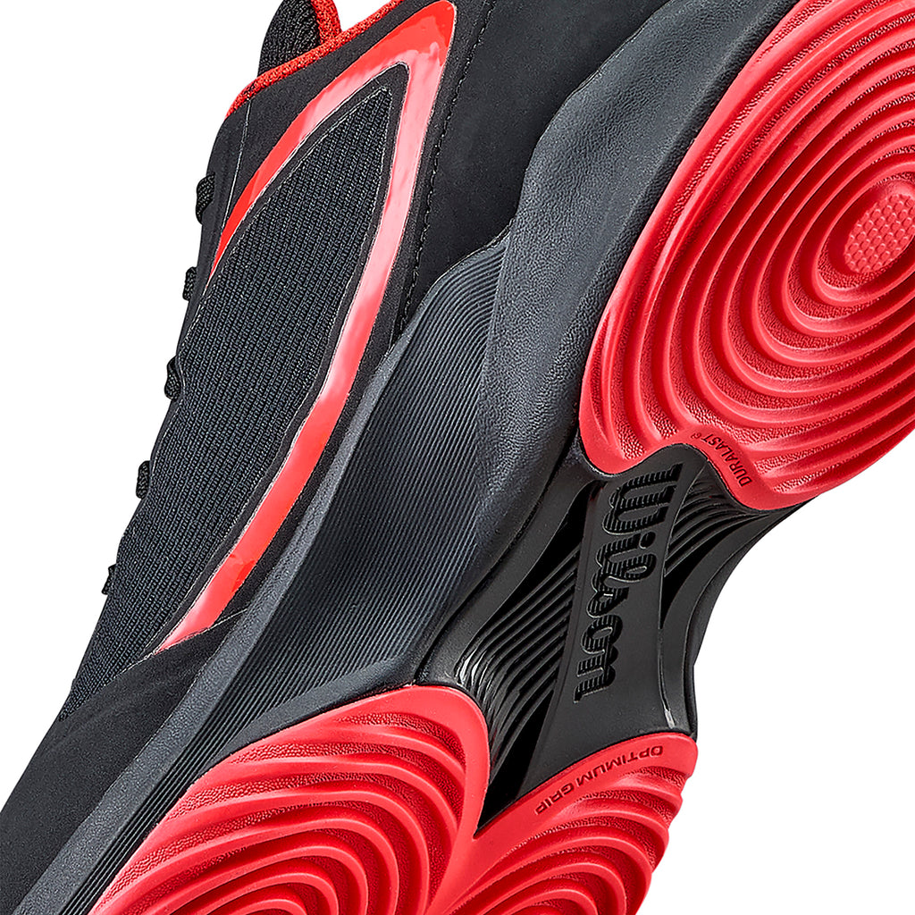 Wilson Men's Hurakn Lite Padel Shoes Black Red