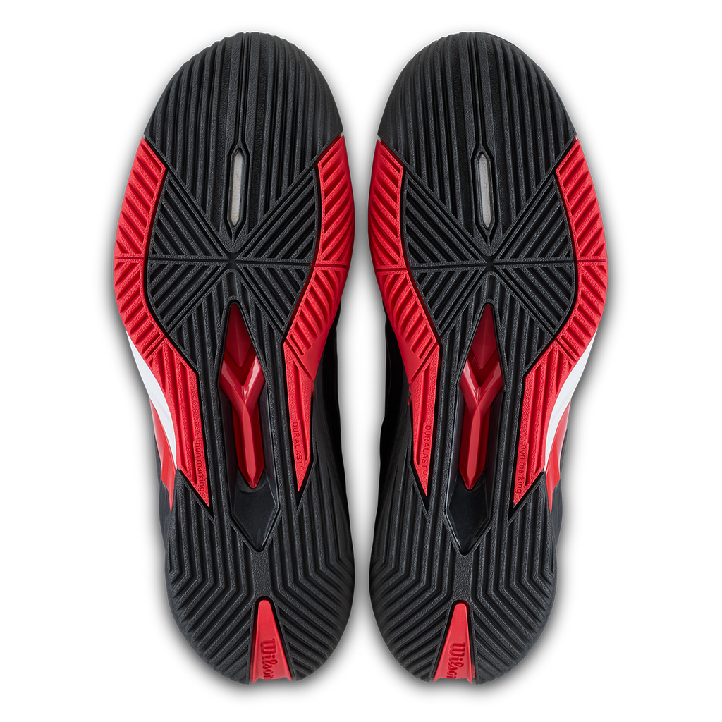 Wilson Men's Rush Pro 4.5 Tennis Shoes Black Infrared