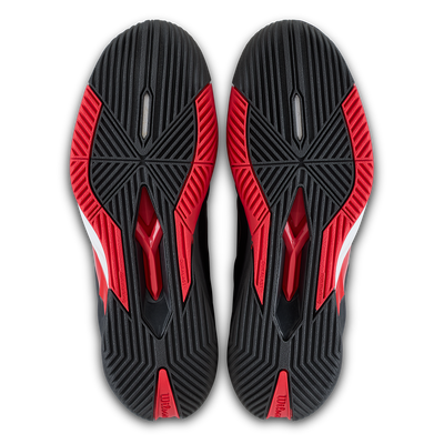 Wilson Men's Rush Pro 4.5 Tennis Shoes Black Infrared