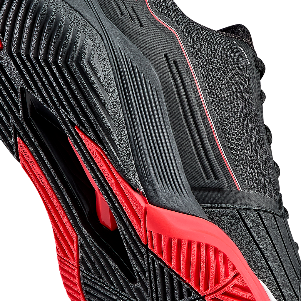 Wilson Men's Rush Pro 4.5 Tennis Shoes Black Infrared