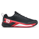 Wilson Men's Rush Pro 4.5 Tennis Shoes Black Infrared