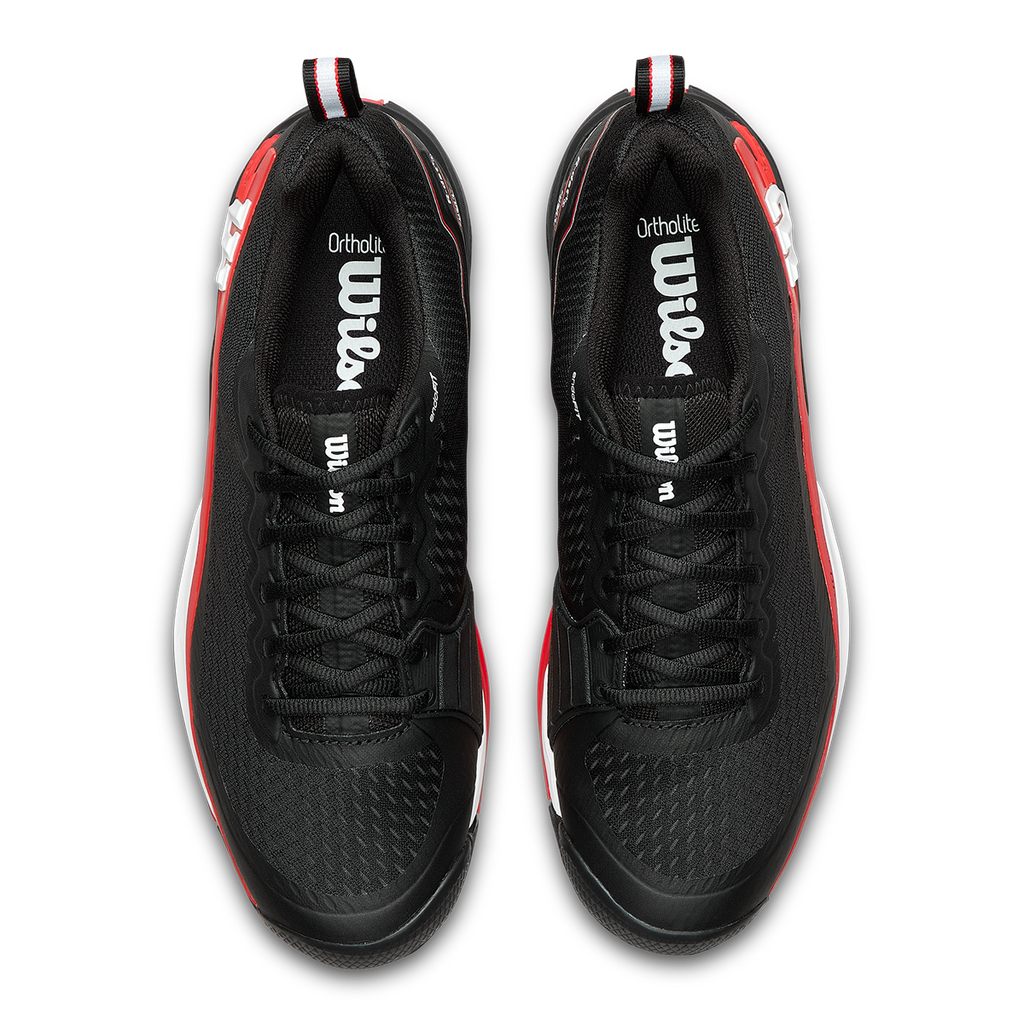Wilson Men's Rush Pro 4.5 Tennis Shoes Black Infrared