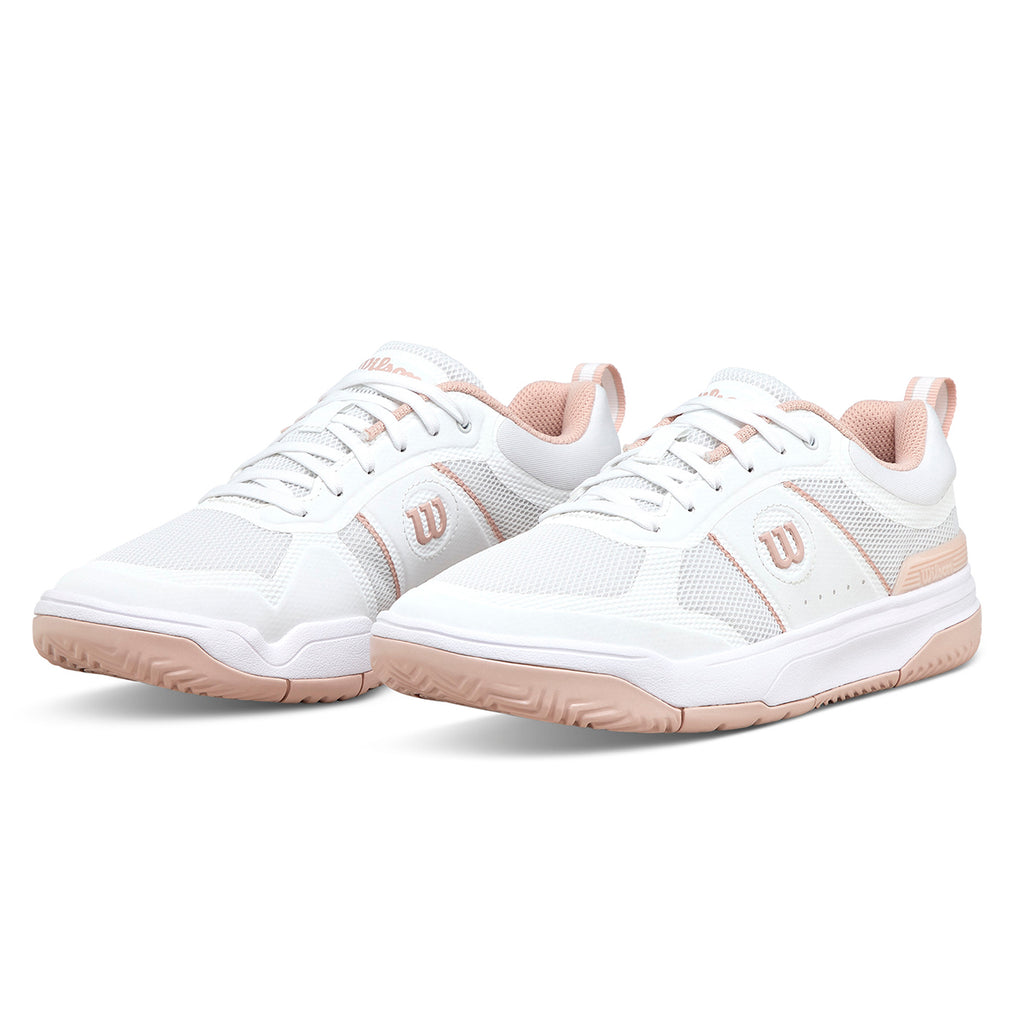 Wilson Women's Pickle Pro Pickleball Shoes White Cameo Rose