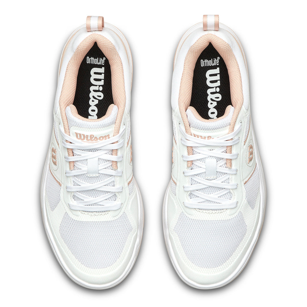 Wilson Women's Pickle Pro Pickleball Shoes White Cameo Rose