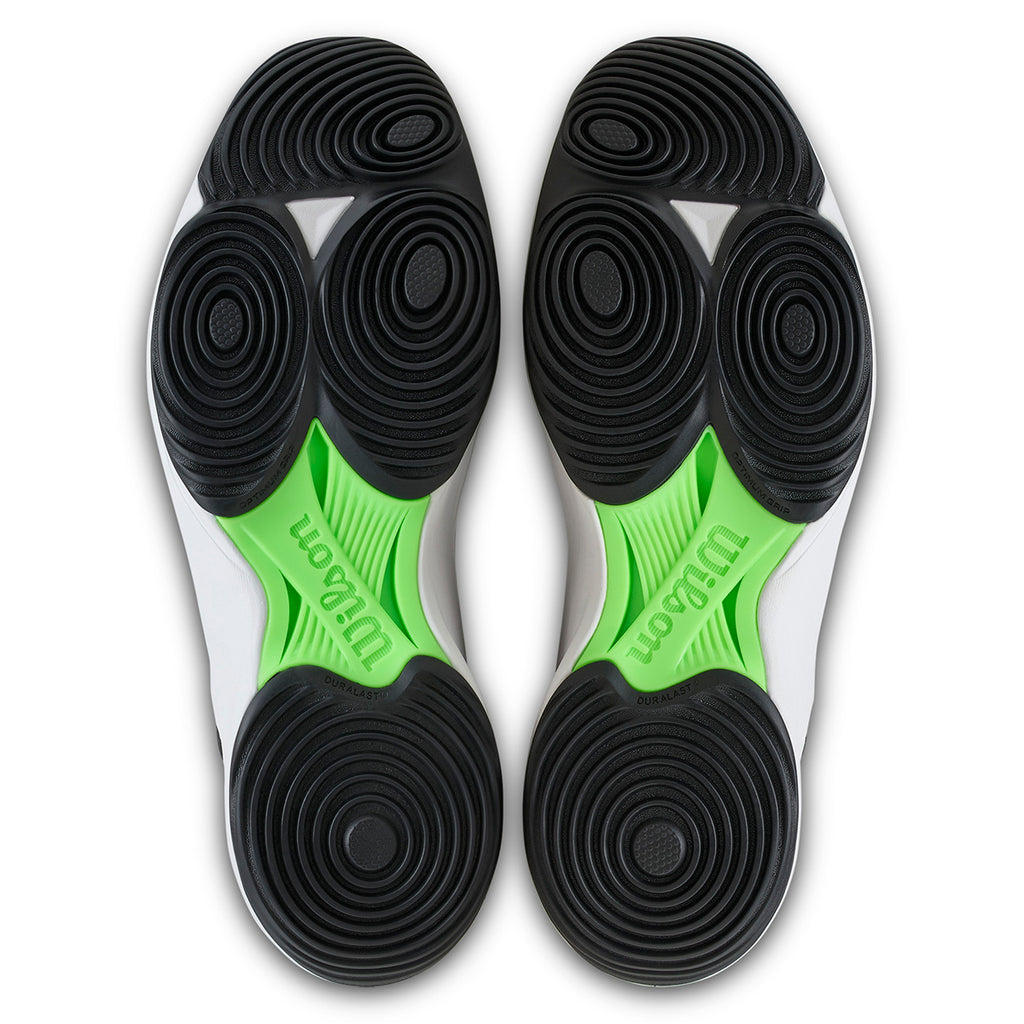 Wilson Men's Hurakn Pro V2 Padel Shoes Black/White/Green
