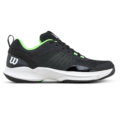 Wilson Men's Hurakn Pro V2 Padel Shoes Black/White/Green