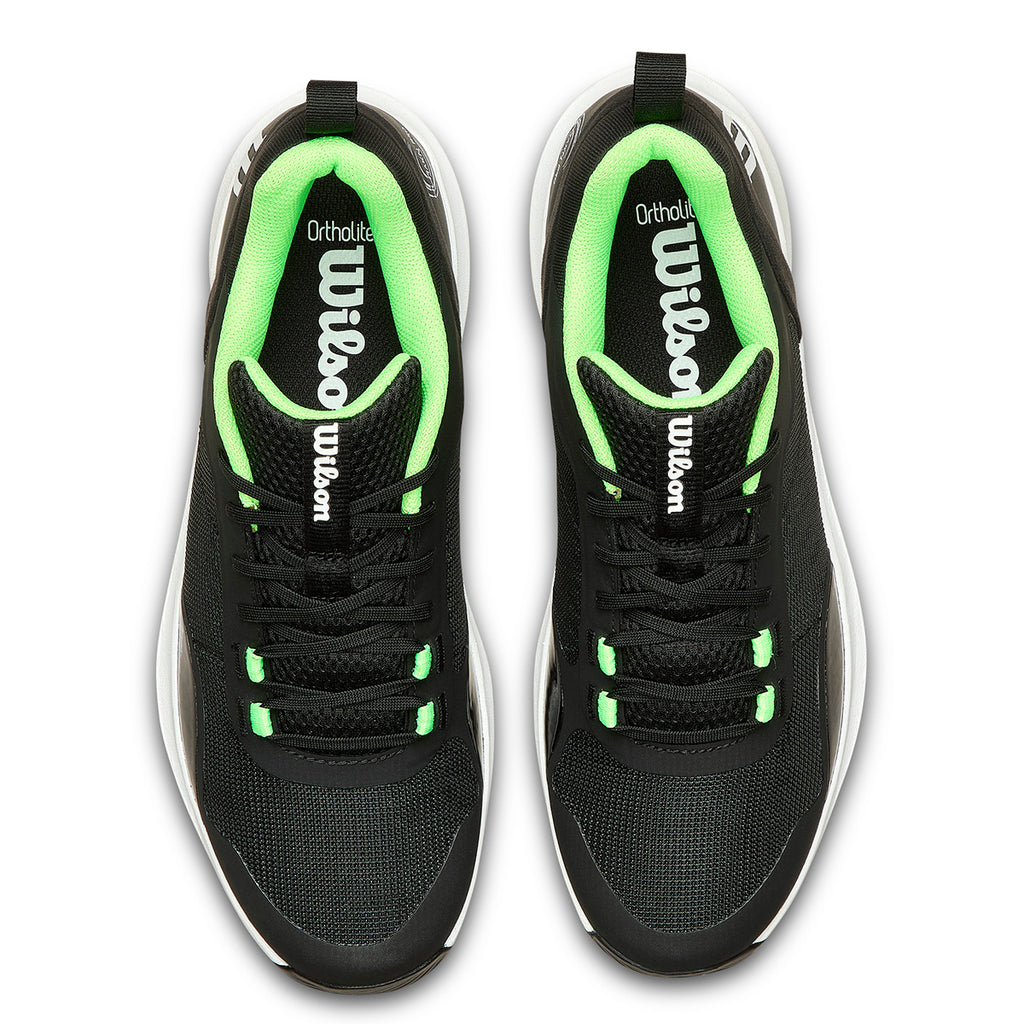 Wilson Men's Hurakn Pro V2 Padel Shoes Black/White/Green