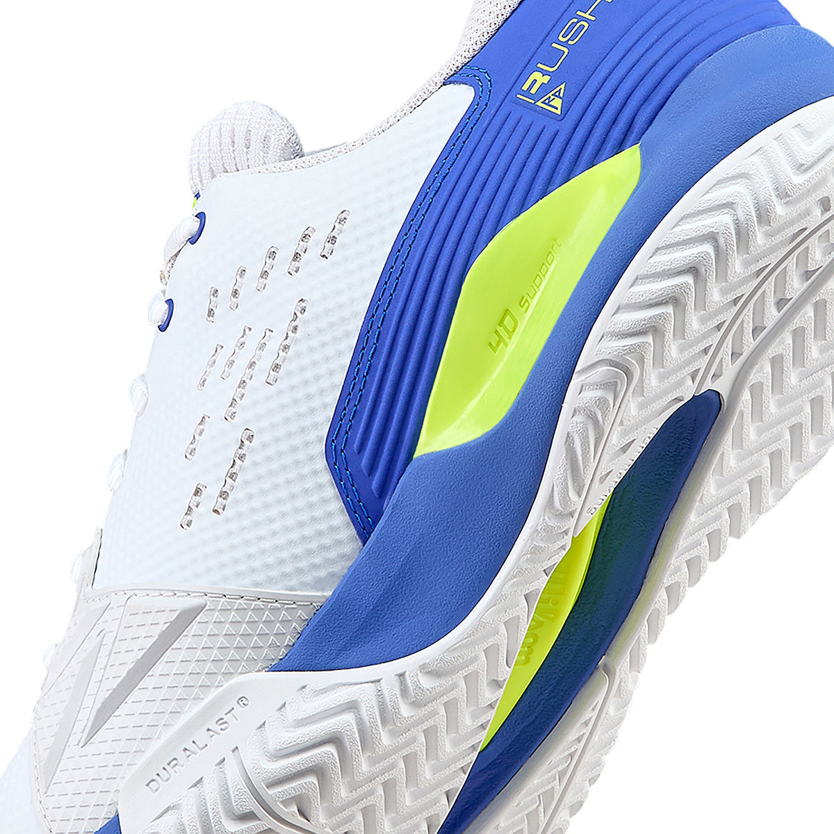 Wilson Men's Rush Pro Ace Tennis Shoe White Amparo Blue | Great