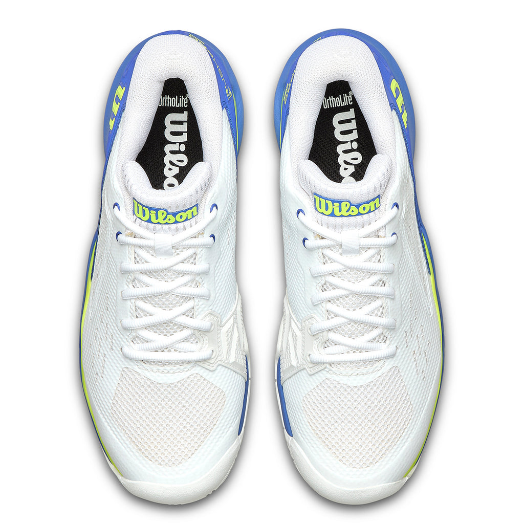 Wilson Men's Rush Pro Ace Tennis Shoe White Amparo Blue