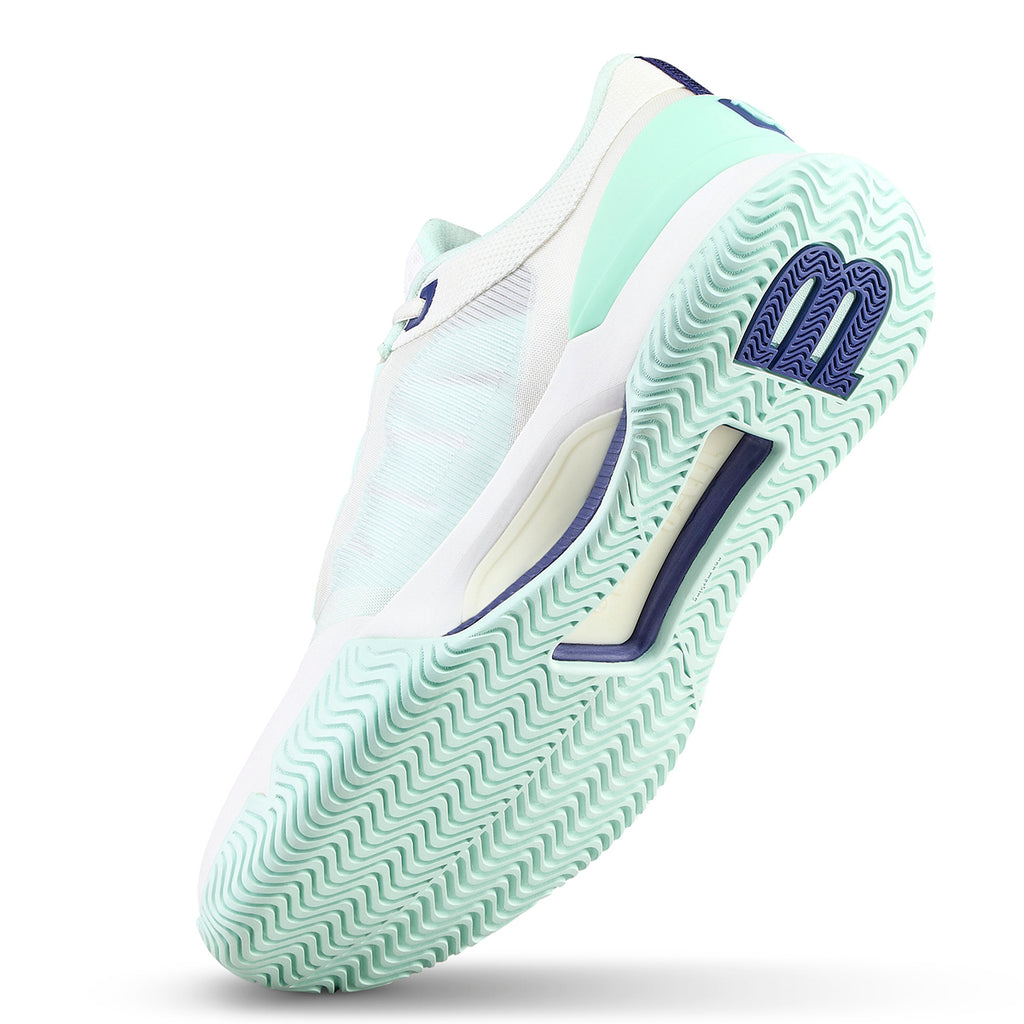 Wilson Women's Intrigue Tour Tennis Shoes White/Bay/Skipper Blue