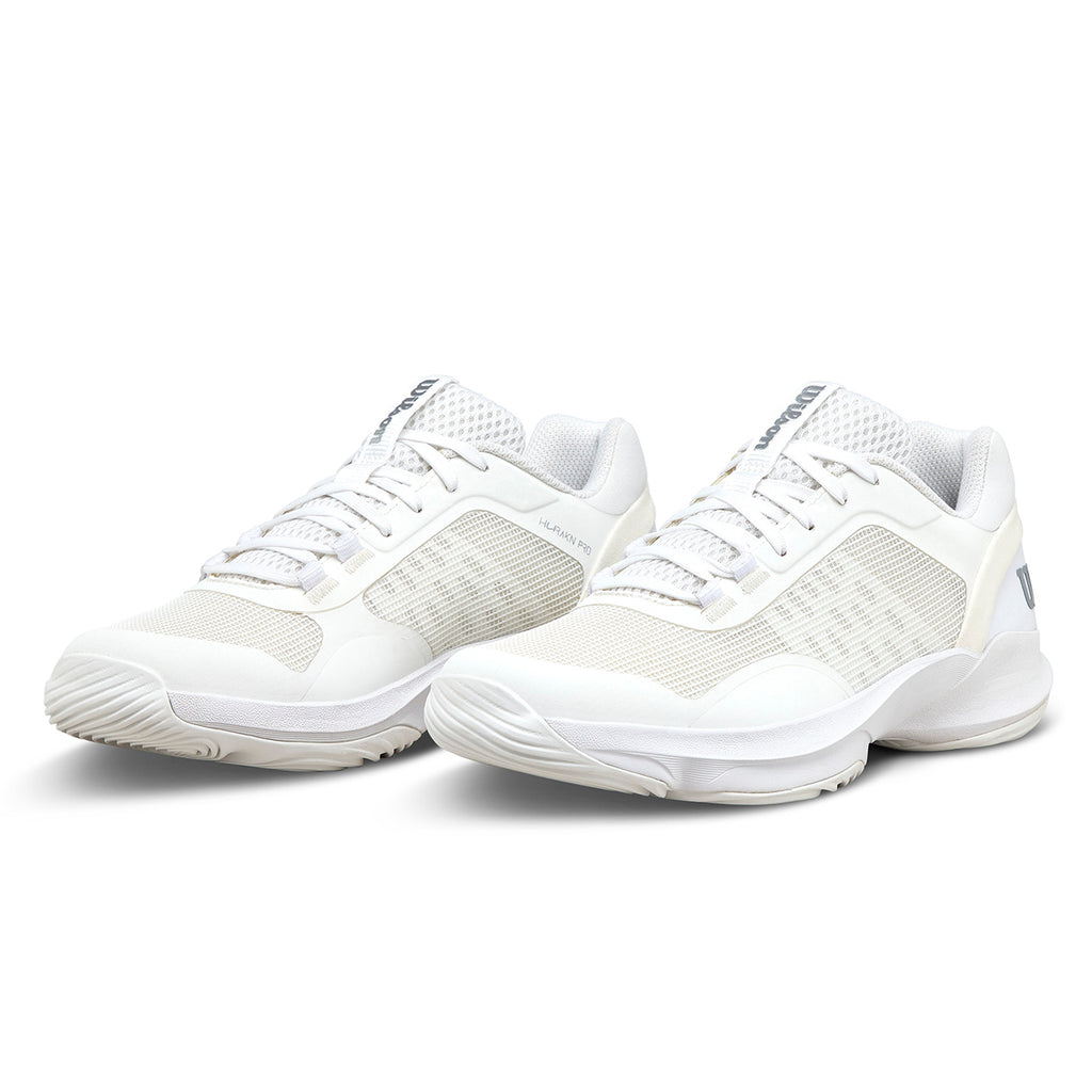 Wilson Women's Hurakn Pro V2 Padel Shoes White/Silver