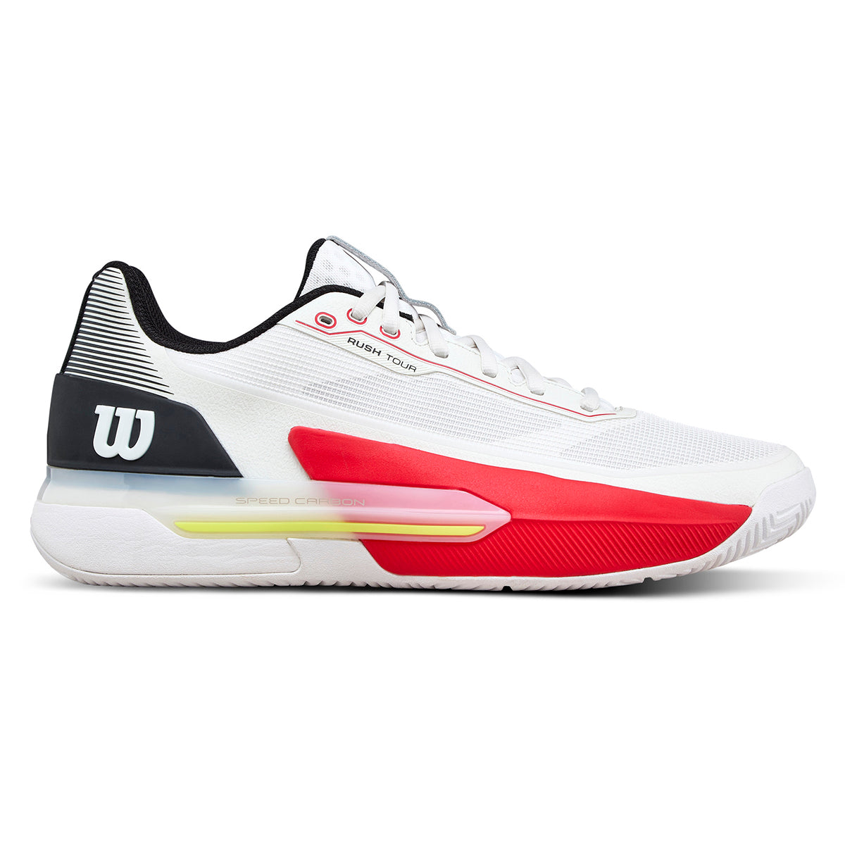 Wilson Men's Rush Tour 5 Tennis Shoes White/Black/Infrared – PDHSports