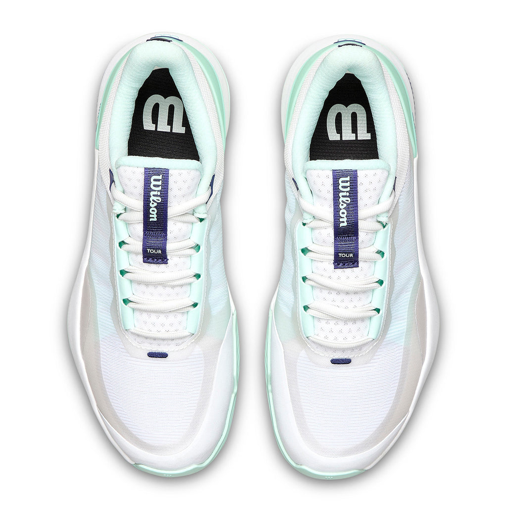 Wilson Women's Intrigue Tour Padel Shoes White Bay Skipper Blue