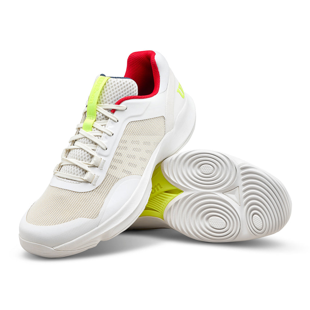 Wilson Men's Hurakn Pro V2 Padel Shoes Snow White