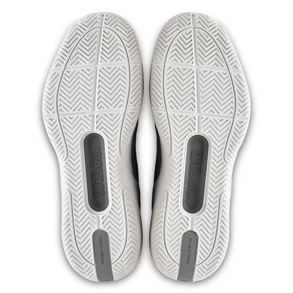 Wilson Men's Rush Pro 5 Tennis Shoes Titanium Snow White