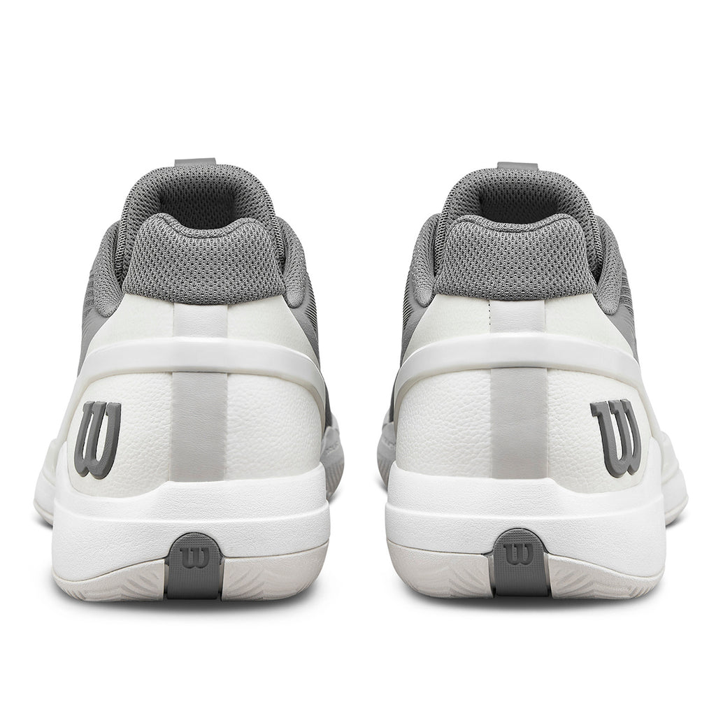 Wilson Men's Rush Pro 5 Tennis Shoes Titanium Snow White