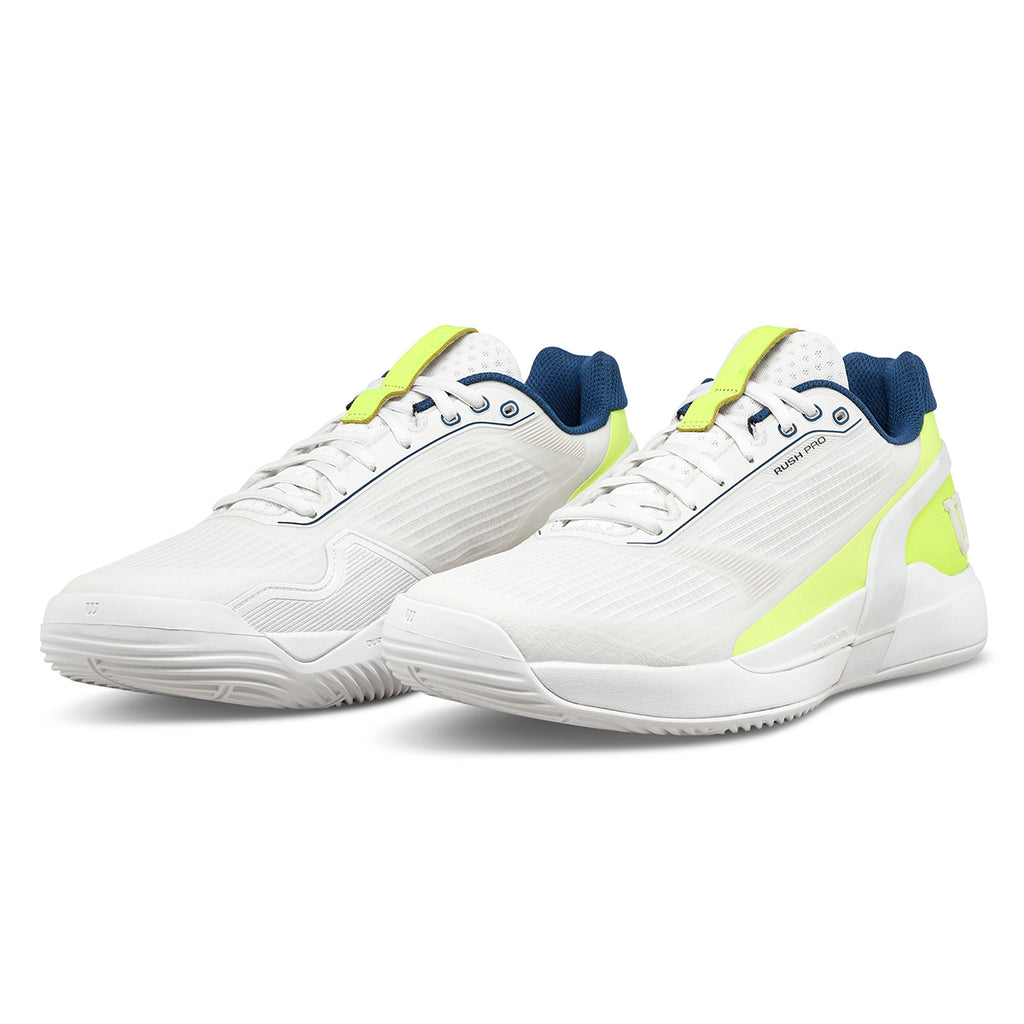 Wilson Men's Rush Pro 5 Padel Shoes Snow White