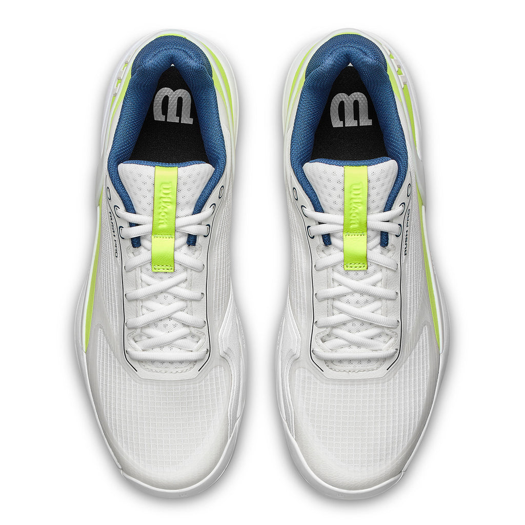 Wilson Men's Rush Pro 5 Padel Shoes Snow White