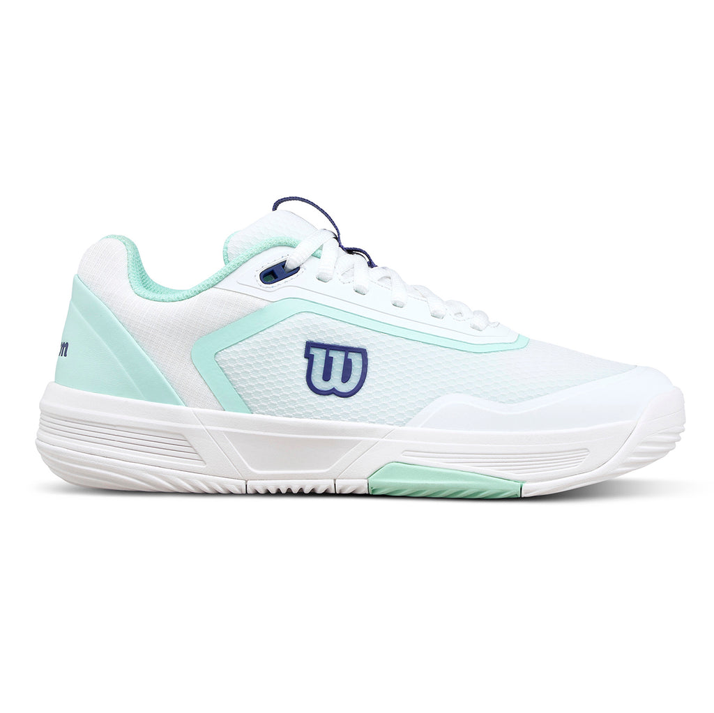 Wilson Women's Courtglide Padel Shoes White Skipper Blue