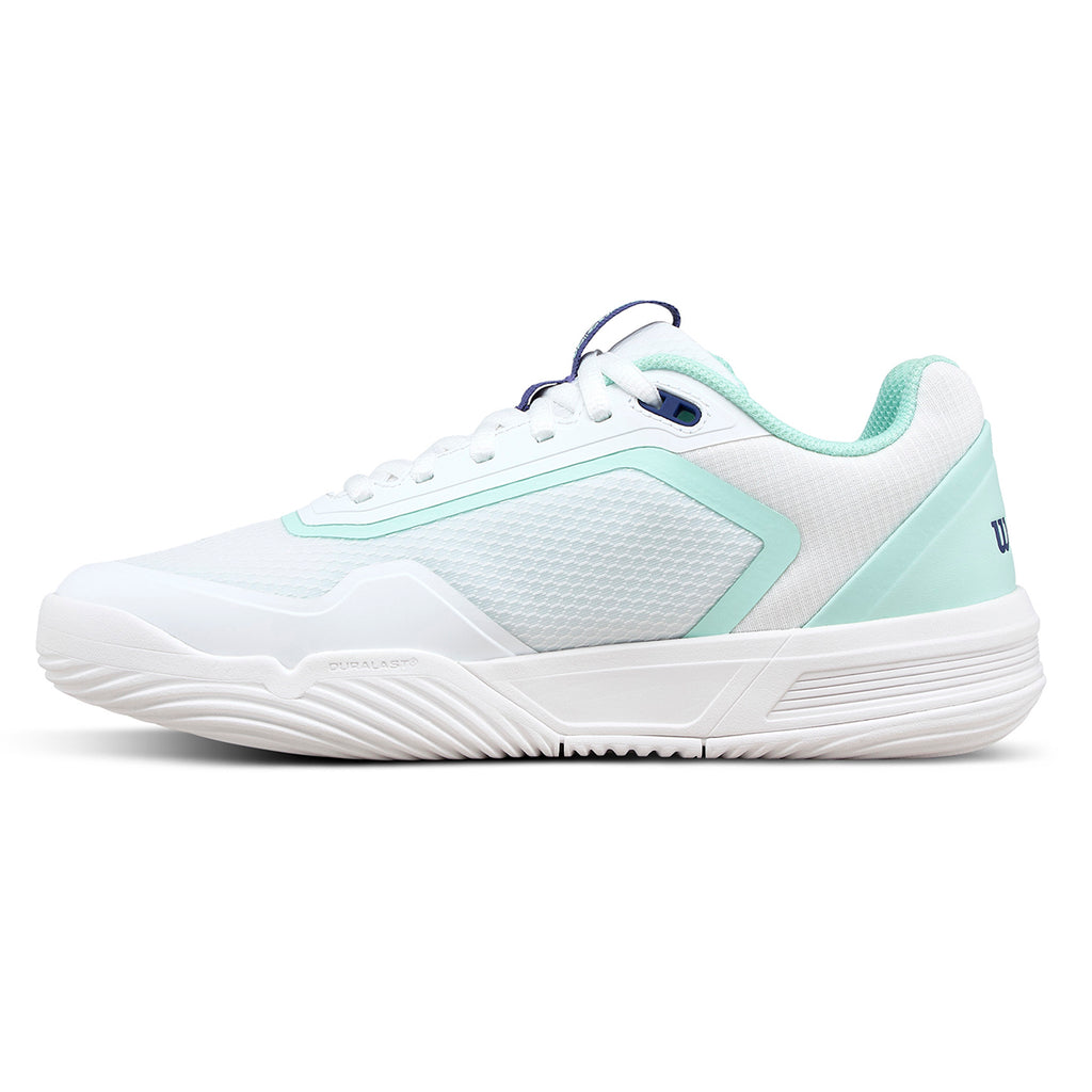 Wilson Women's Courtglide Padel Shoes White Skipper Blue