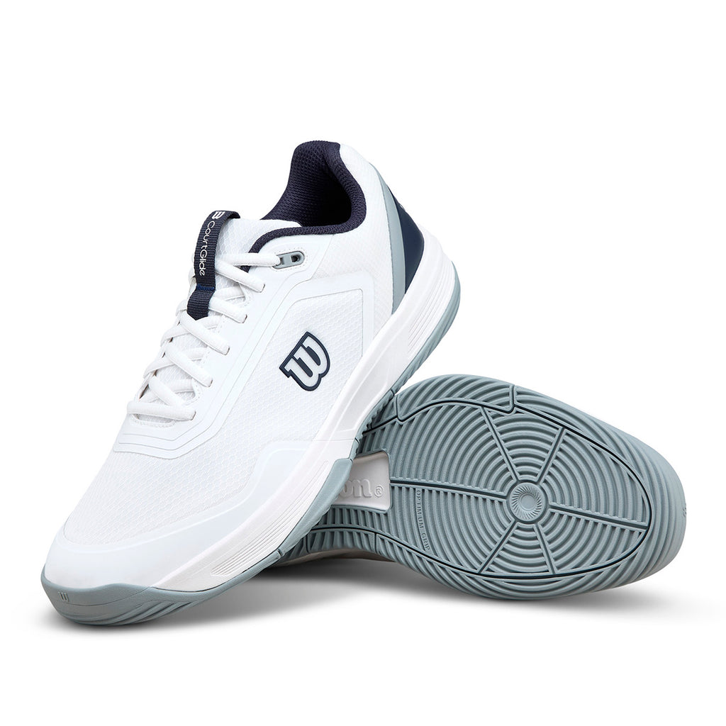 Wilson Men's Courtglide Padel Shoes White Navy Blazer