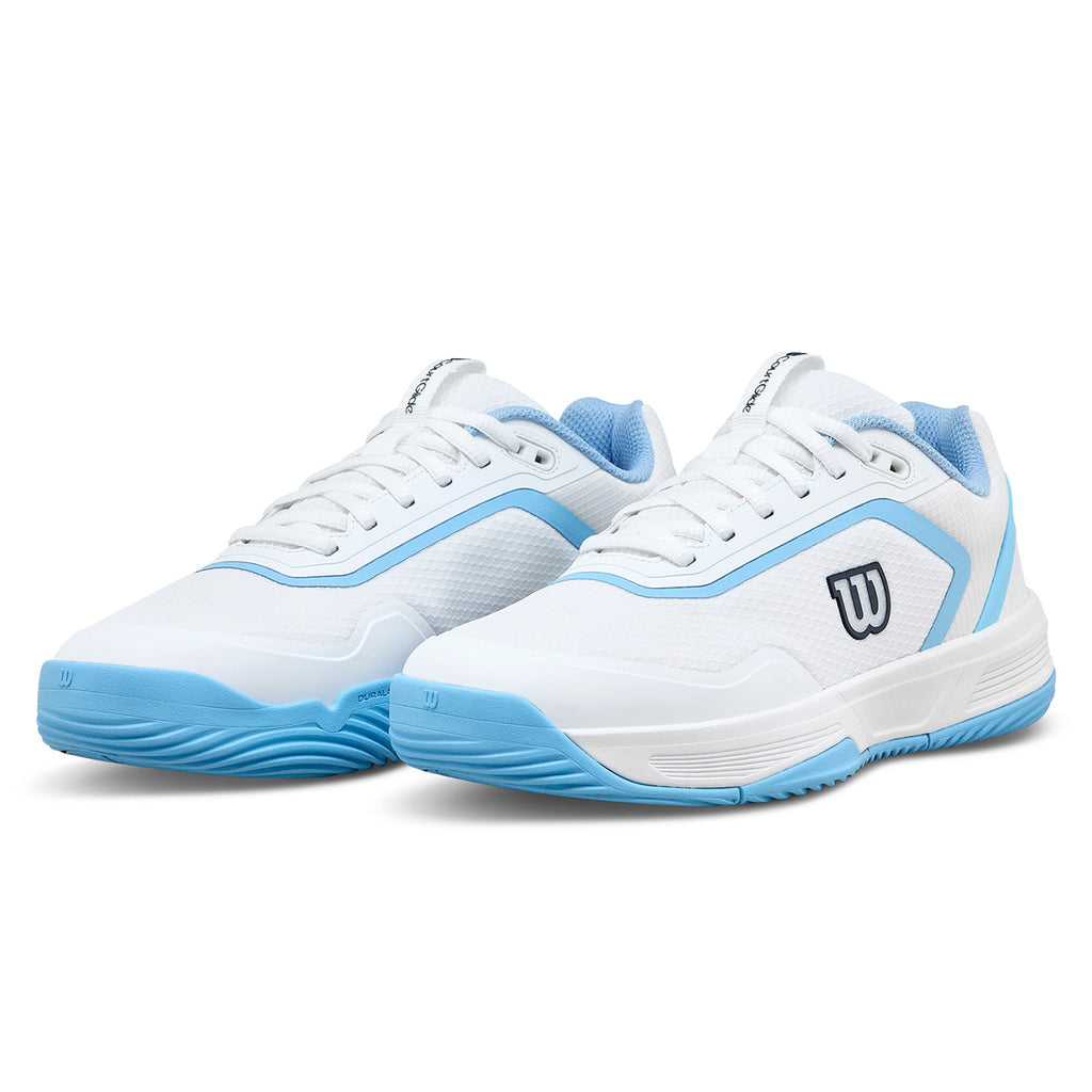 Wilson Women's Courtglide Padel Shoes White Airy Blue