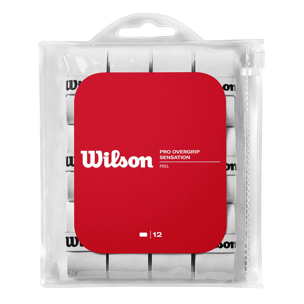 Wilson Pro Sensation Overgrip 12 Pack - White