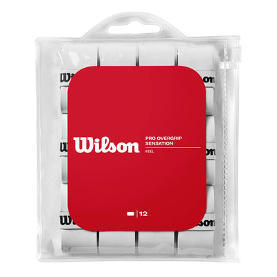 Wilson Pro Sensation Overgrip 12 Pack - White