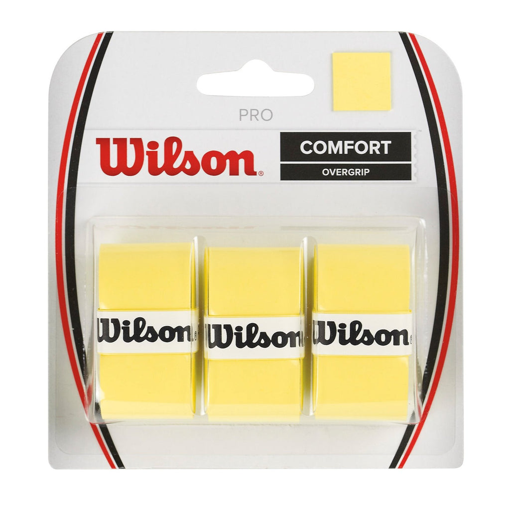 Wilson Pro Overgrip 3 Pack - Yellow