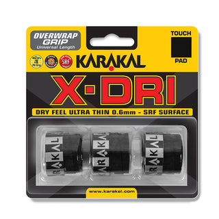 Karakal X-Dri Overwrap Grip - Pack Of 3