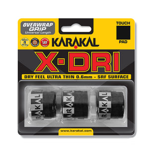 Karakal X-Dri Overwrap Grip - Pack Of 3