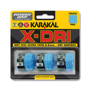 Karakal X-Dri Overwrap Grip - Pack Of 3