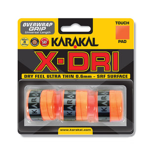 Karakal X-Dri Overwrap Grip - Pack Of 3