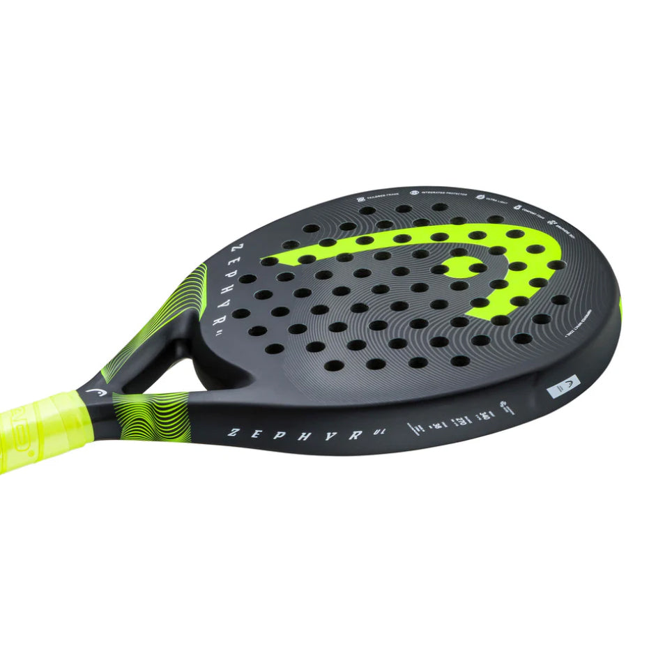 Head Zephyr UL Padel Racket Black Yellow