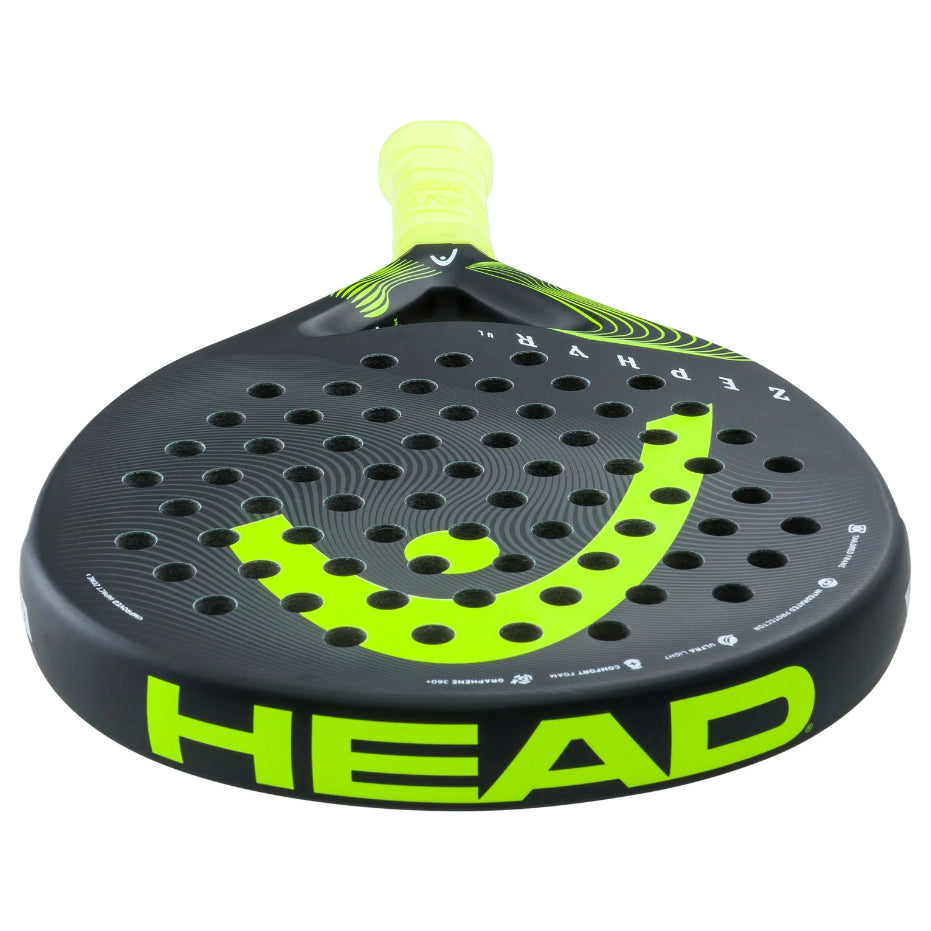 Head Zephyr UL Padel Racket Black Yellow