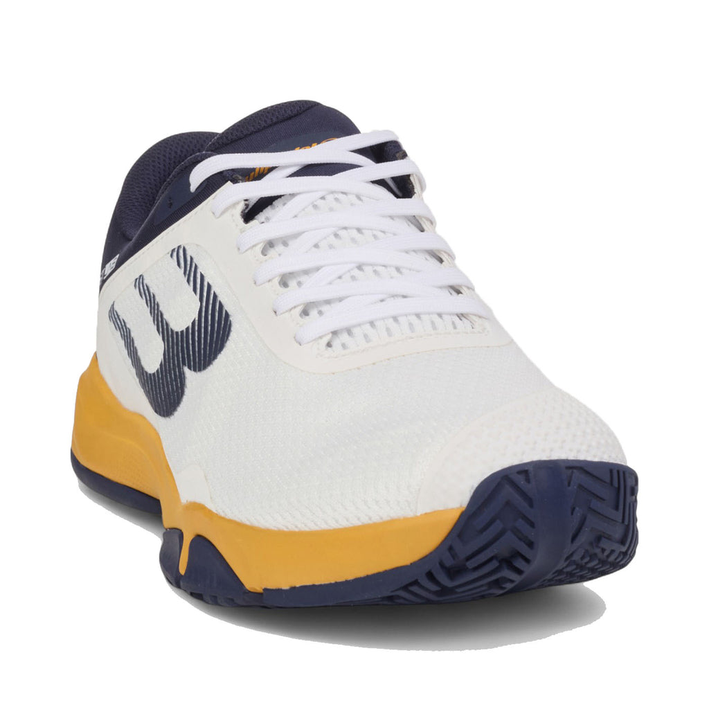 Bullpadel Men's Hybrid Fly 25I Padel Shoe White Orange