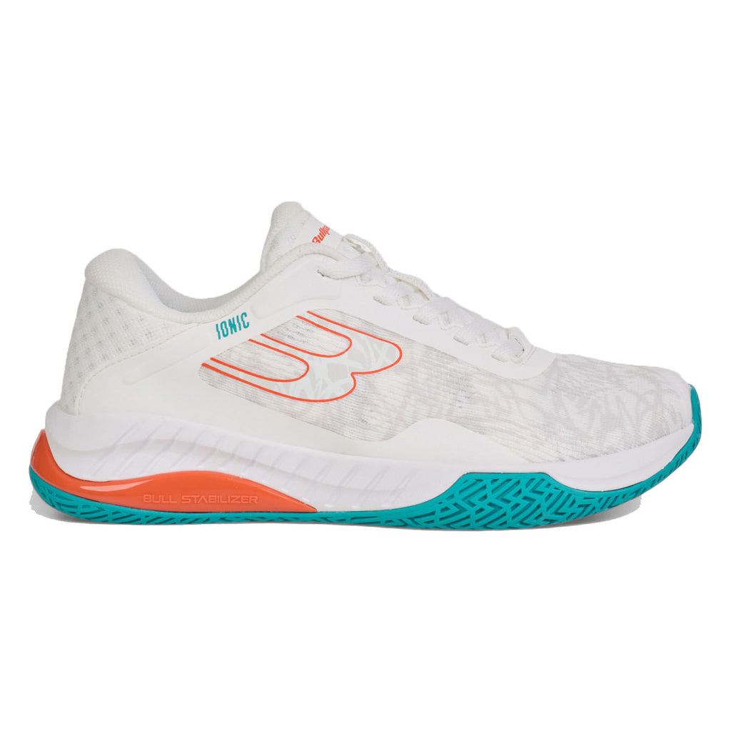 Bullpadel Women's Ionic 25l Padel Shoes White Orange