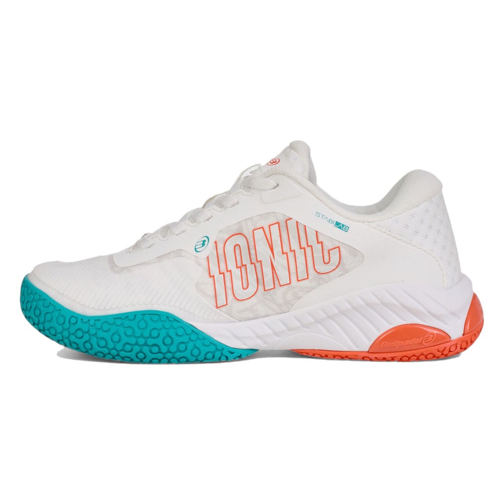 Bullpadel Women's Ionic 25l Padel Shoes White Orange
