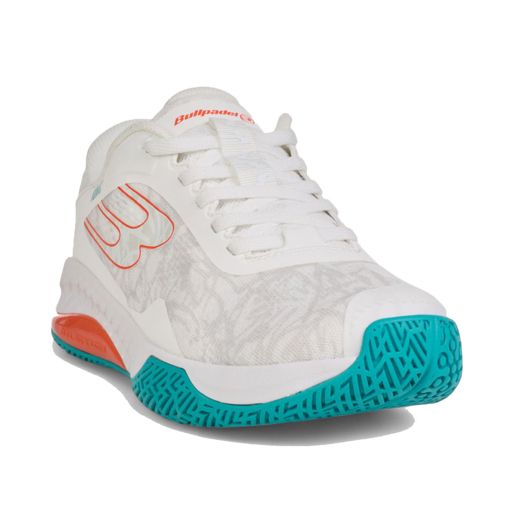 Bullpadel Women's Ionic 25l Padel Shoes White Orange