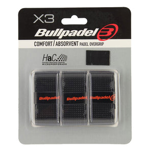 Bullpadel Comfort/Absorbent Padel Overgrip - 3 Pack