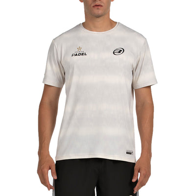 Bullpadel Men's Pasco Premier Padel T-Shirt Ecru