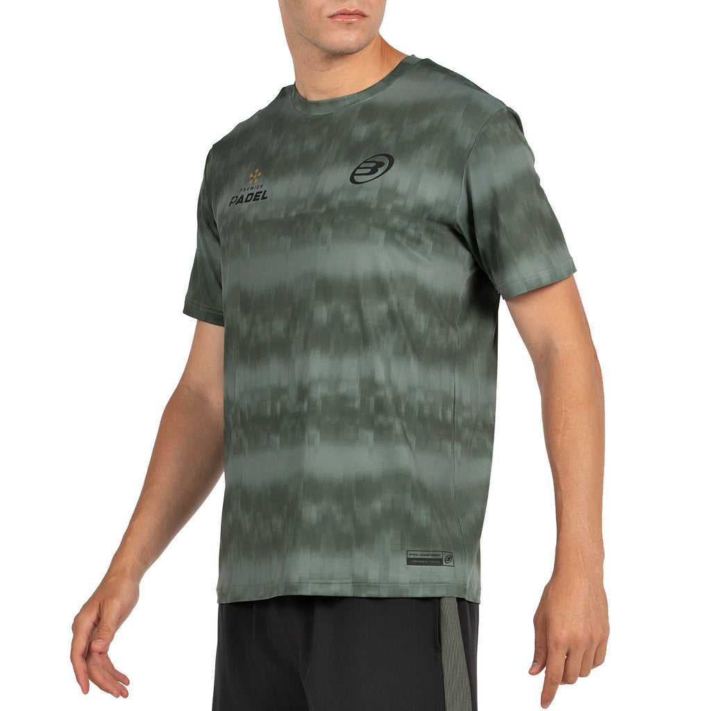 Bullpadel Men's Pasco Premier Padel T-Shirt Khaki
