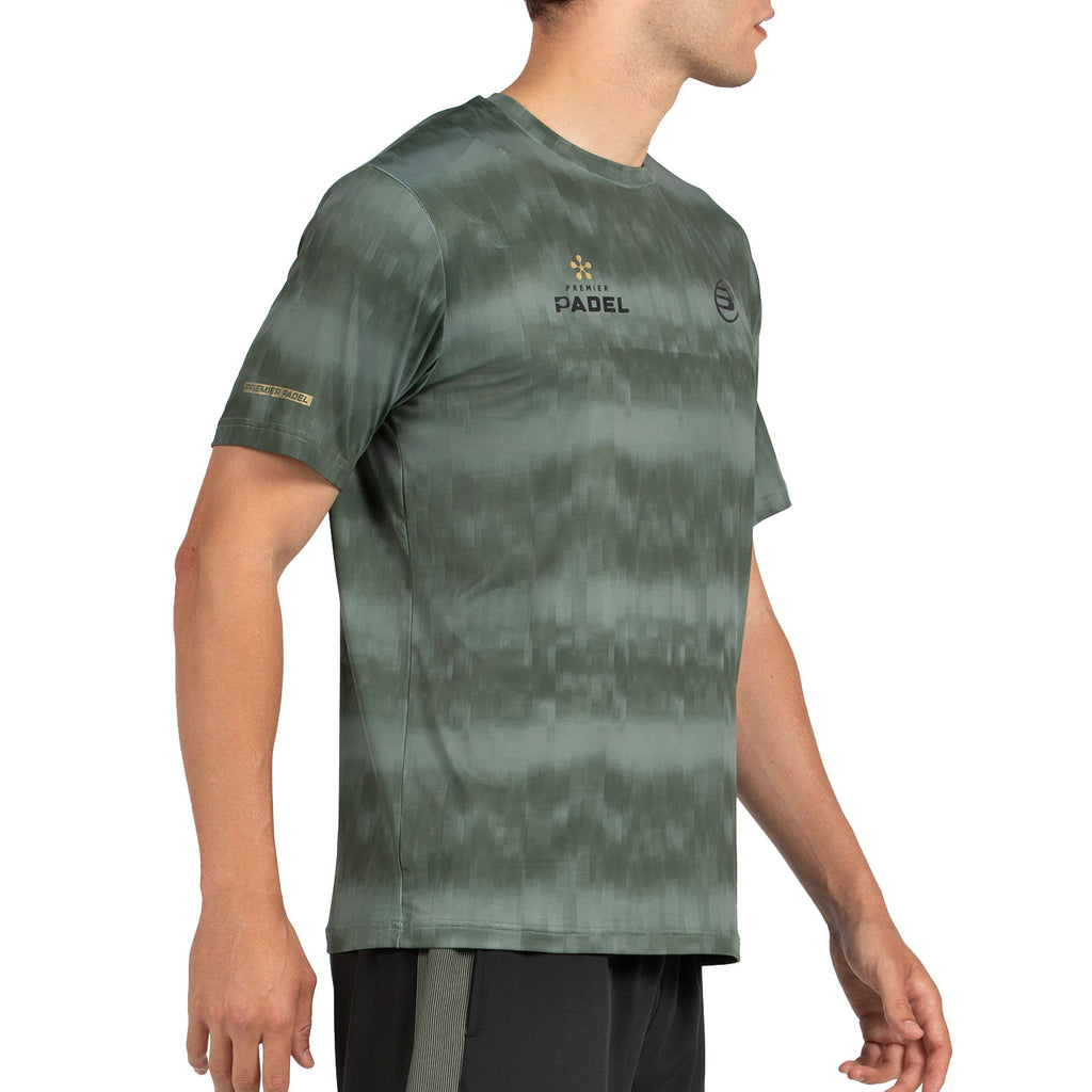 Bullpadel Men's Pasco Premier Padel T-Shirt Khaki