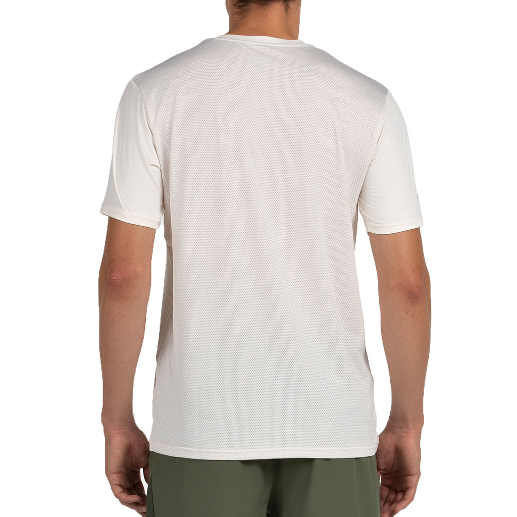 Bullpadel Men's Patos Premier Padel T-Shirt Ecru
