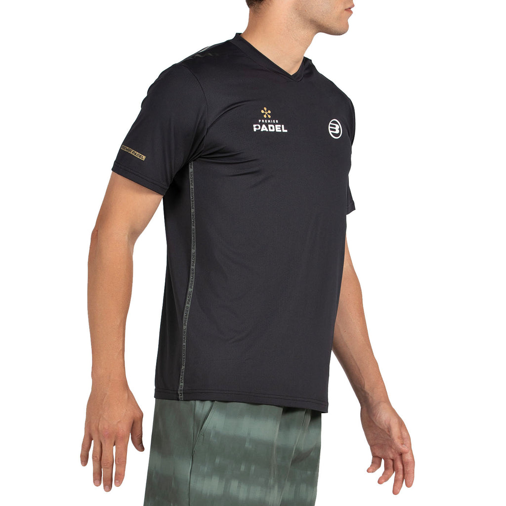 Bullpadel Men's Perico Premier Padel T-Shirt Black